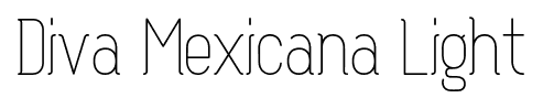 Diva Mexicana Light font